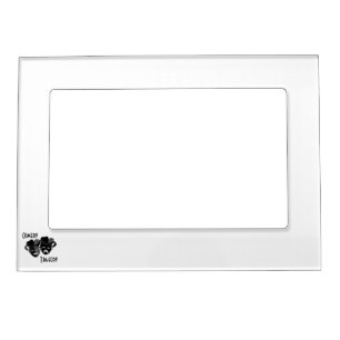 Comedy and Tragedy Theater Masks Magnetic Frame