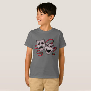 Comedy And Tragedy Theater Masks T-Shirt