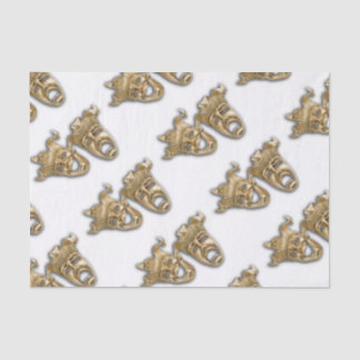 Comedy and Tragedy Theater Masks Tissue Paper