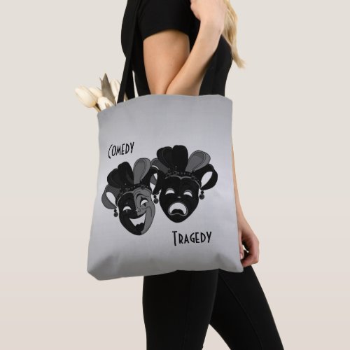 Comedy and Tragedy Theater Masks Tote Bag