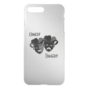Comedy and Tragedy Theater Masks iPhone 8 Plus/7 Plus Case