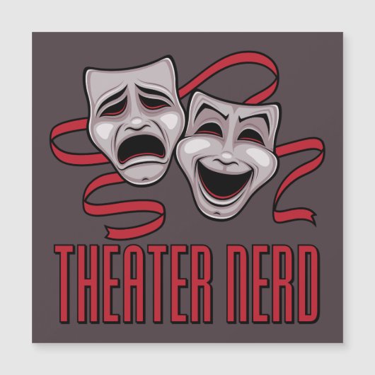 Comedy And Tragedy Theater Nerd (Front)
