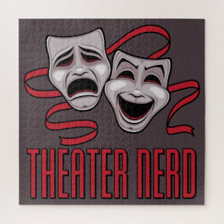 Comedy And Tragedy Theater Nerd Jigsaw Puzzle