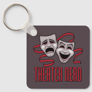 Comedy And Tragedy Theater Nerd Keychain