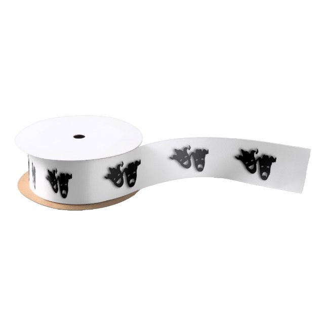 Comedy and Tragedy Theater Satin Ribbon (Spool)
