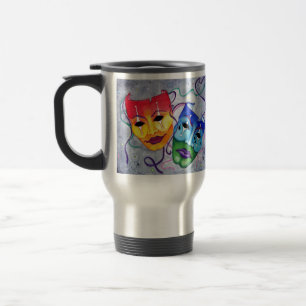 Comedy and Tragedy Travel Mug