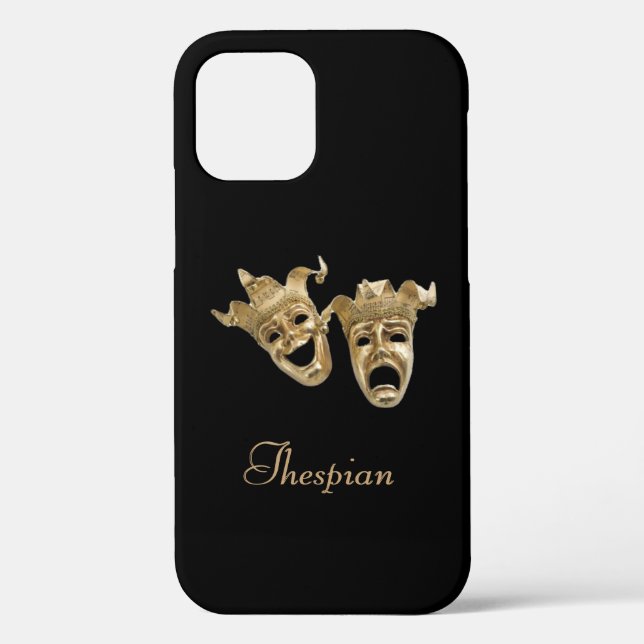 Comedy and Tragedy Unique Theater Design Case-Mate iPhone Case (Back)