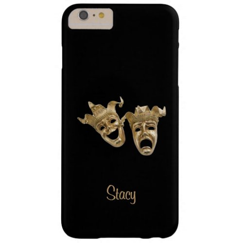 Comedy and Tragedy Unique Theater Monogram Barely There iPhone 6 Plus Case