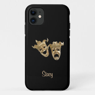Comedy and Tragedy Unique Theater Monogram iPhone 11 Case
