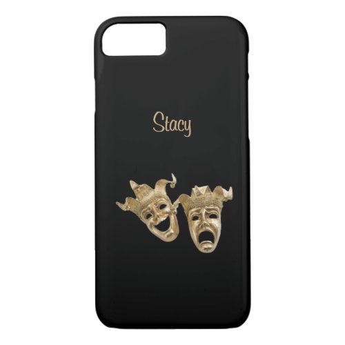 Comedy and Tragedy Unique Theater Monogram iPhone 87 Case