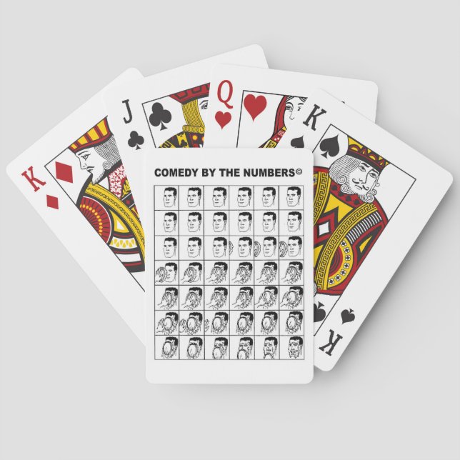 Comedy By The Numbers - PLAYING CARDS (Back)