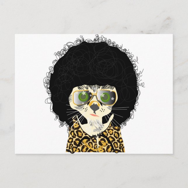 Comedy cat postcard (Front)