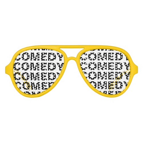 Comedy club party shades Fun comedian sunglasses