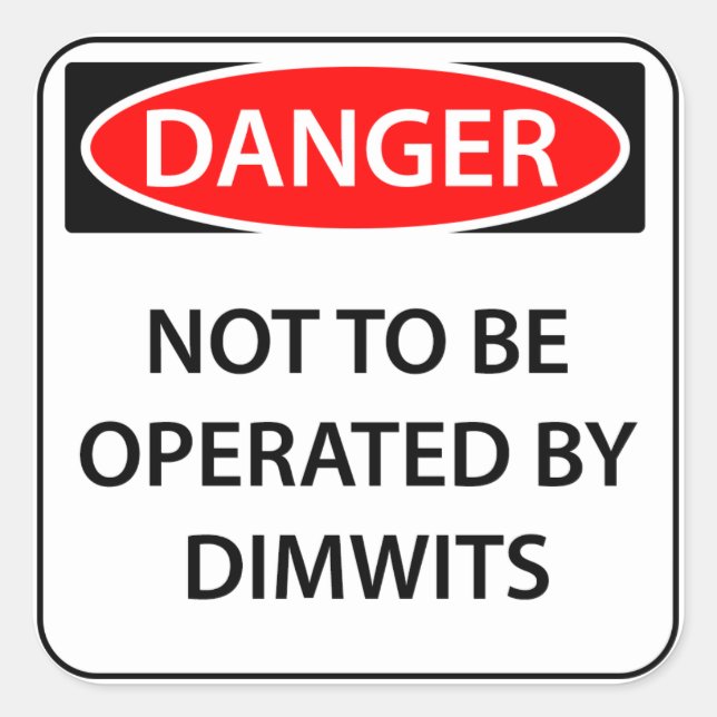 Comedy Danger Sticker (Front)