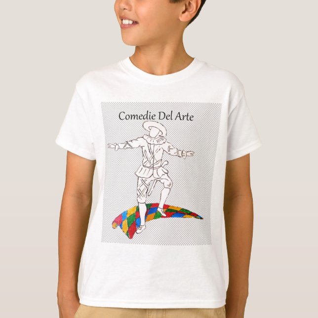 comedy del arte harlequin T-Shirt (Front)