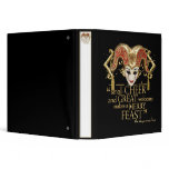 Comedy Of Errors Feast Quote (Gold Version) 3 Ring Binder