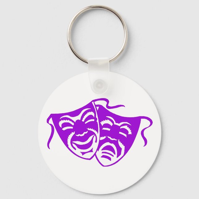 Comedy or Tragedy 6 Keychain (Front)