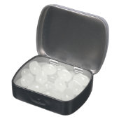 Comedy Tragedy Blue Theatre Mask Party Candy Tin (Opened)