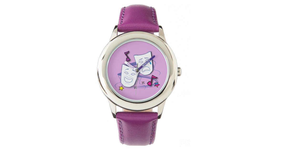 Comedy Tragedy Drama Masks Watch Zazzle