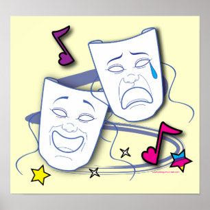 Comedy Tragedy Drama Poster