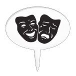 Comedy Tragedy Drama Theatre Masks Cake Topper at Zazzle