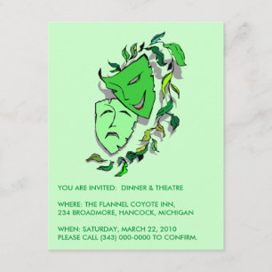 COMEDY & TRAGEDY INVITATION DINNER THEATRE MOVIE