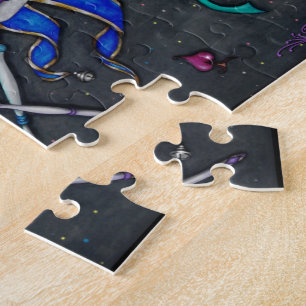 Comedy/Tragedy Jester Masks Jigsaw Puzzle