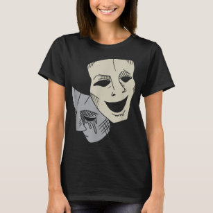 Comedy Tragedy Masks Theater Drama Club Matching G T-Shirt
