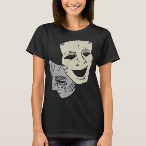 Comedy Tragedy Masks Theater Drama Club Matching G T_Shirt