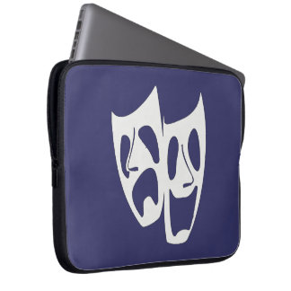 Comedy Tragedy Theater Lovers Laptop Sleeve