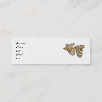 Comedy & Tragedy Theater Masks Cards Business