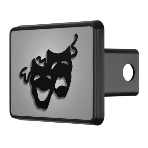 Comedy Tragedy Theater Masks Hitch Cover