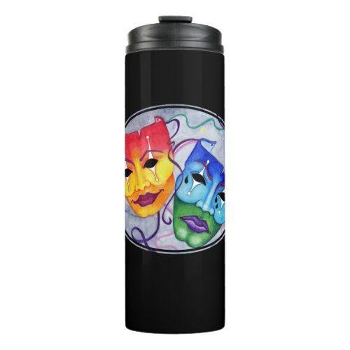 Comedy  Tragedy Thermal Tumbler