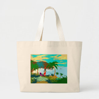 ComeonbackMon Large Tote Bag