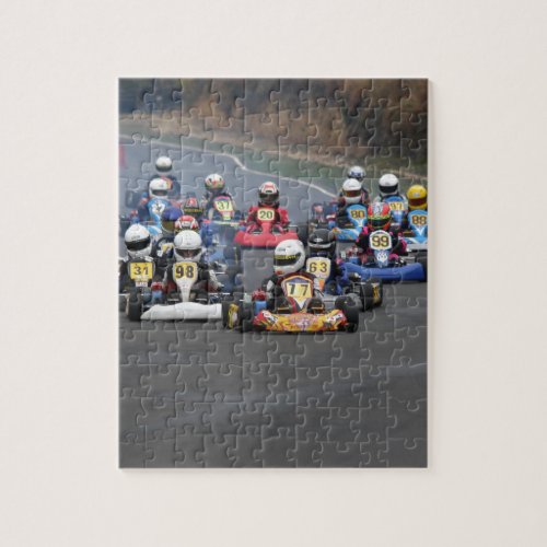 Comer cadet go karting kart race jigsaw puzzle