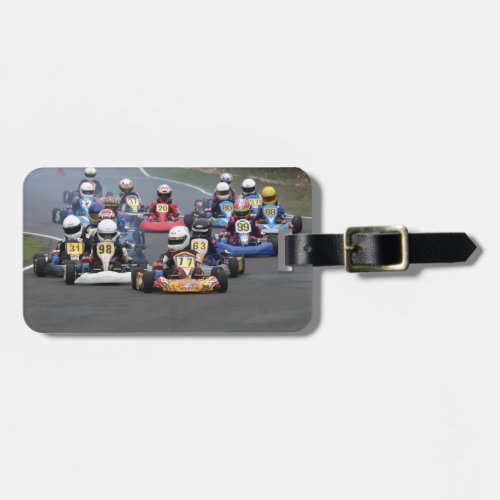 Comer cadet go karting kart race luggage tag