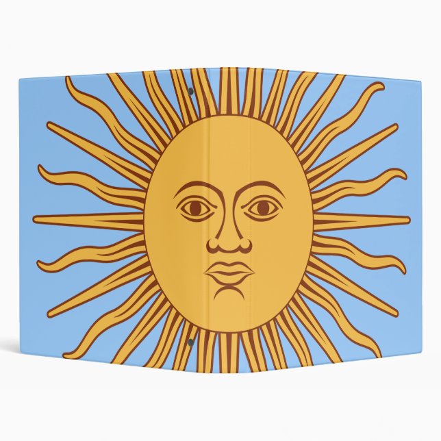 Comes the Sun Icon Decor 3 Ring Binder (Background)