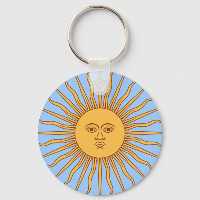 Comes the Sun Icon Decor Keychain (Front)