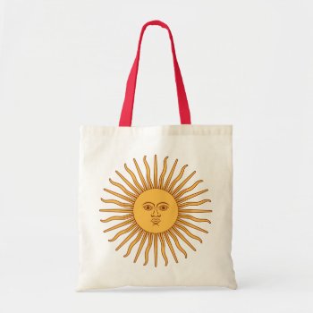 Comes The Sun Icon Decor Tote Bag by MustacheShoppe at Zazzle