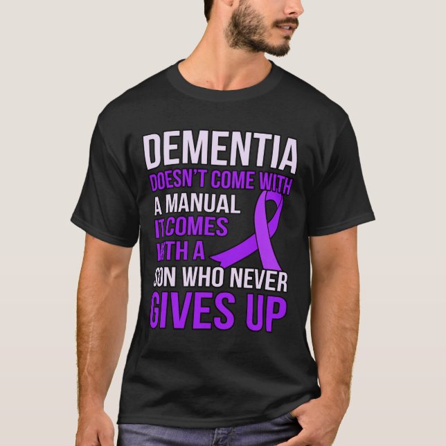 Comes With A Son Alzheimerheimer's Awareness Graph T-Shirt (Front)
