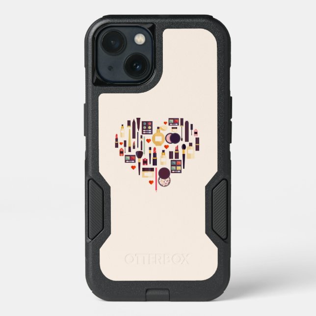 Comestics Heart Otterbox iPhone Case (Back)