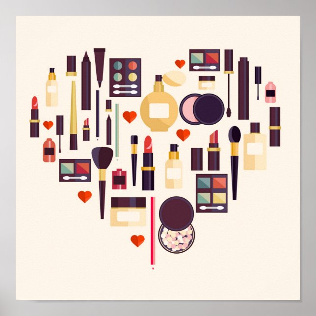 Comestics Heart Poster (Front)