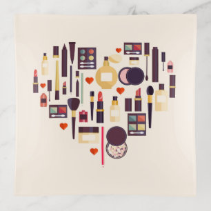 Comestics Heart Trinket Tray