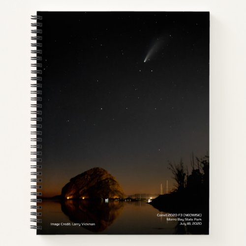 Comet 2020 F3 NEOWISE Notebook by Larry Vickman