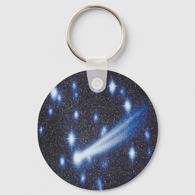 Comet and stars keychain (Front)