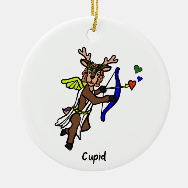 Comet/Cupid Ornament (Front)
