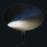 Comet Hale-Bopp Cake Topper<br><div class="desc">Space photography</div>