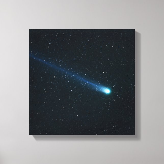 Comet in Night Sky Canvas Print (Front)