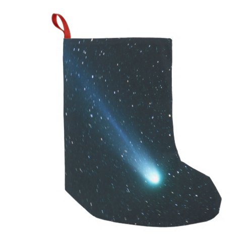 Comet in Night Sky Small Christmas Stocking