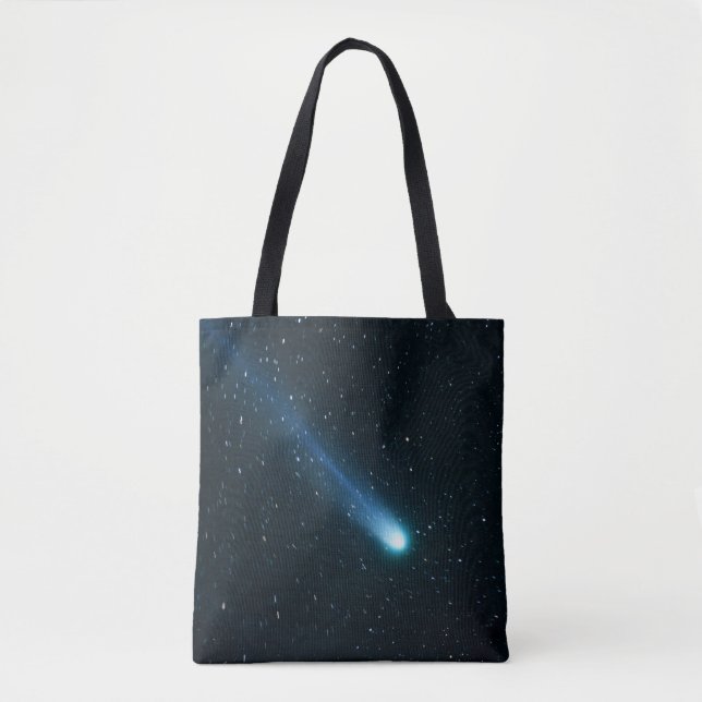 Comet in Night Sky Tote Bag (Front)